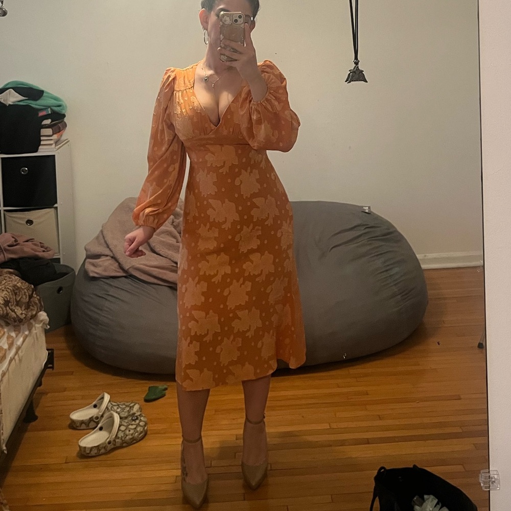 Orange dress